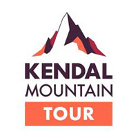 Kendal Mountain Tour logo with an illustration of a mountain