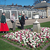 Photograph of SRSB clients on a day trip at the Botanical Gardens in Sheffield