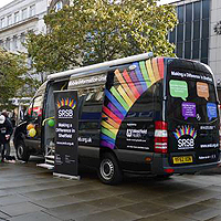 Photo of SRSBs mobile information unit