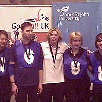Photograph of Goalball team