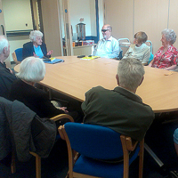 Photograph of SRSB clients in support group