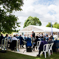 Photograph of a previous event at Sandbeck