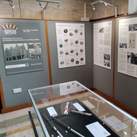 Photo of part of the exhibition boards 