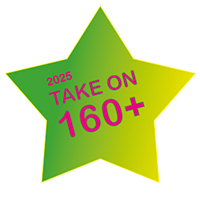 Graphic logo for Take On 160 in 2025