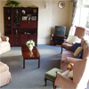 Photo of current lounge area at Cairn Home for elderly blind people