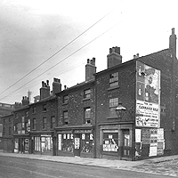 Old photograph of building on West Street