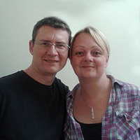 Photograph of Dave and Pip