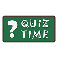 Illustration of the words Quiz Time