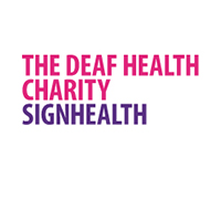 The Deaf Health charity logo