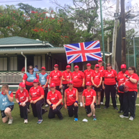 Photo of cricket team in Barbados