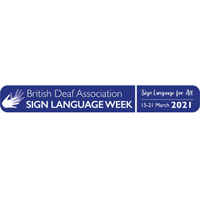 Sign language Week logo
