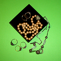 Photograph of some jewellery