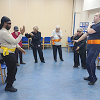 People doing Tai Chi at SRSB